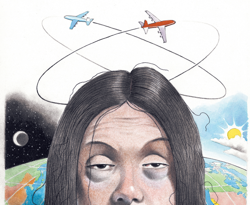 Illustration for article titled Jet lagged...